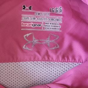 Lrg Under Armour Golf Shirt-pink
